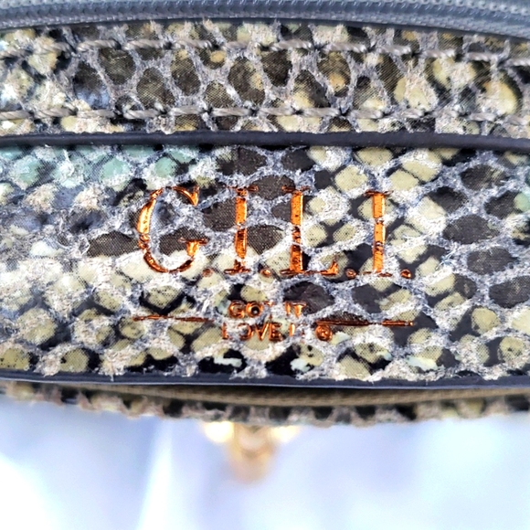 GILI Green Blue Snakeskin Handbag!! - Picture 4 of 15